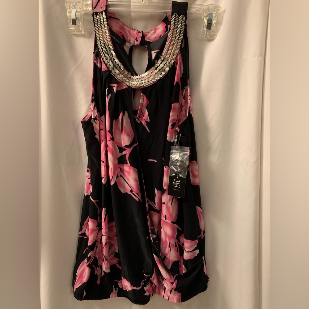 New beautifully embellished INC top